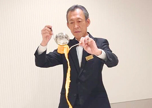 最高峰のクレープシュゼット体験