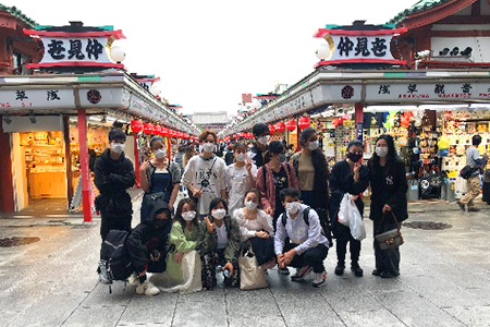 留学生 国立科学博物館・浅草探索