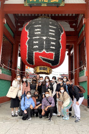 留学生 国立科学博物館・浅草探索
