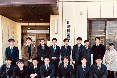 鉄道学科1年生 実地研修